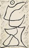 ABRAHAM WALKOWITZ Three pen and ink drawings.